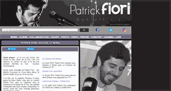 Desktop Screenshot of patrick-fiori.com